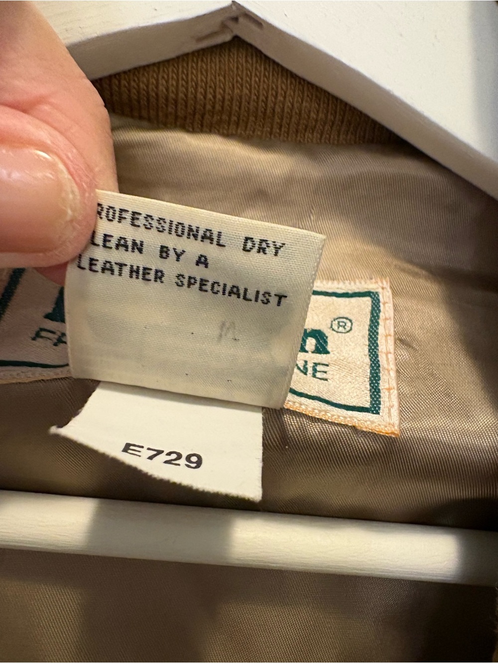 Vintage L.L. Bean Suede Bomber Jacket - Picture 12 of 13